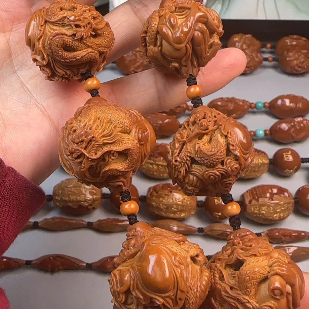 橄榄核手串/手链乡*2.8尺寸油核御龙达摩