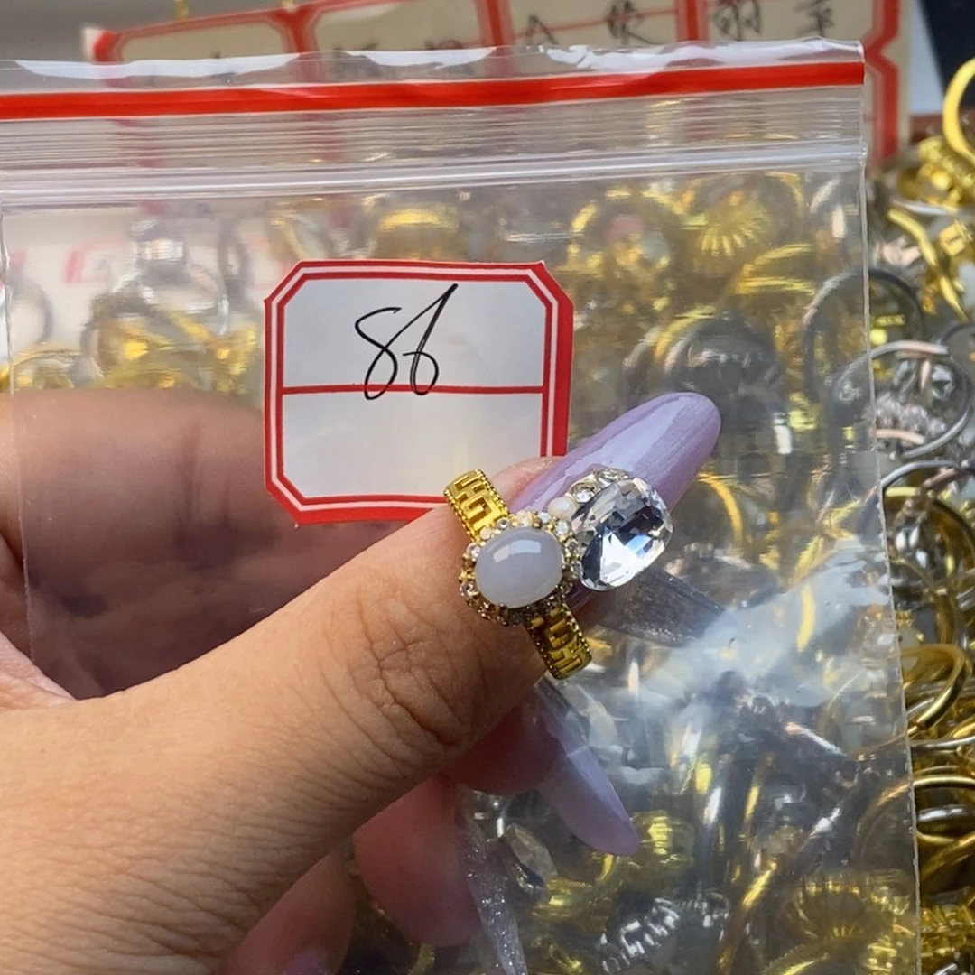 翡翠戒指合金翡翠首饰