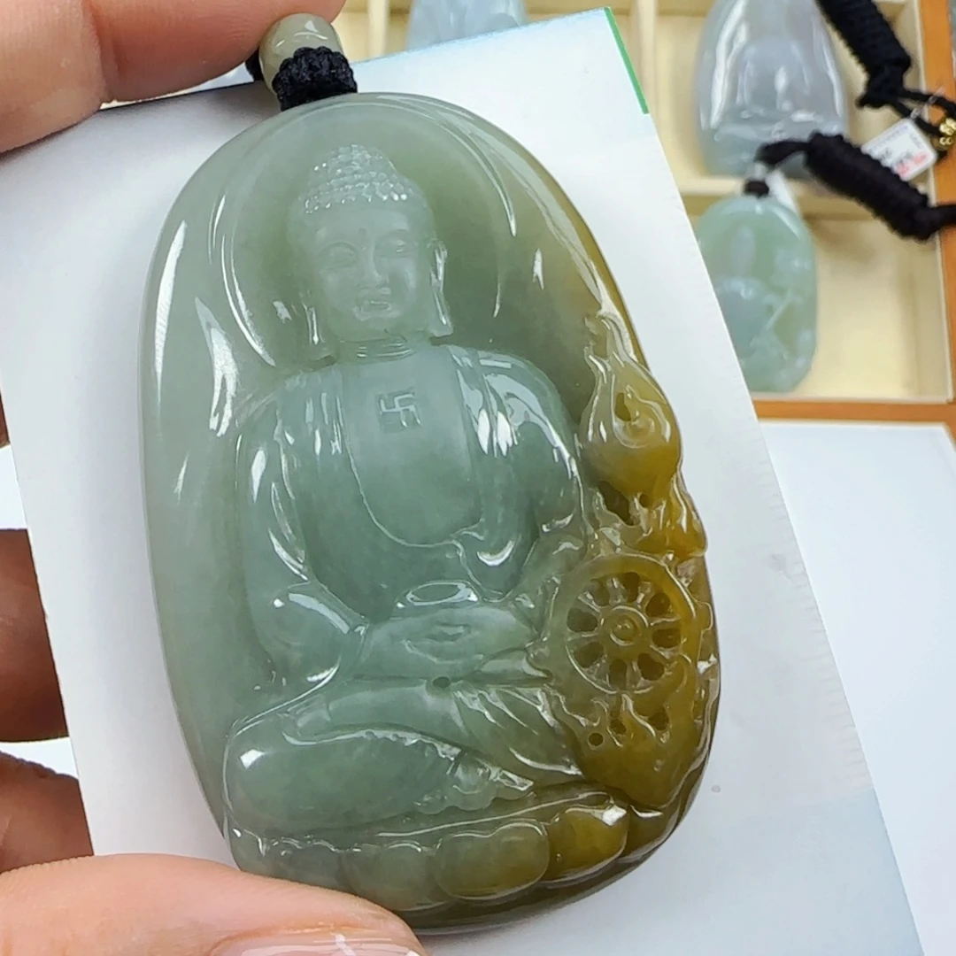 翡翠未镶嵌颈饰