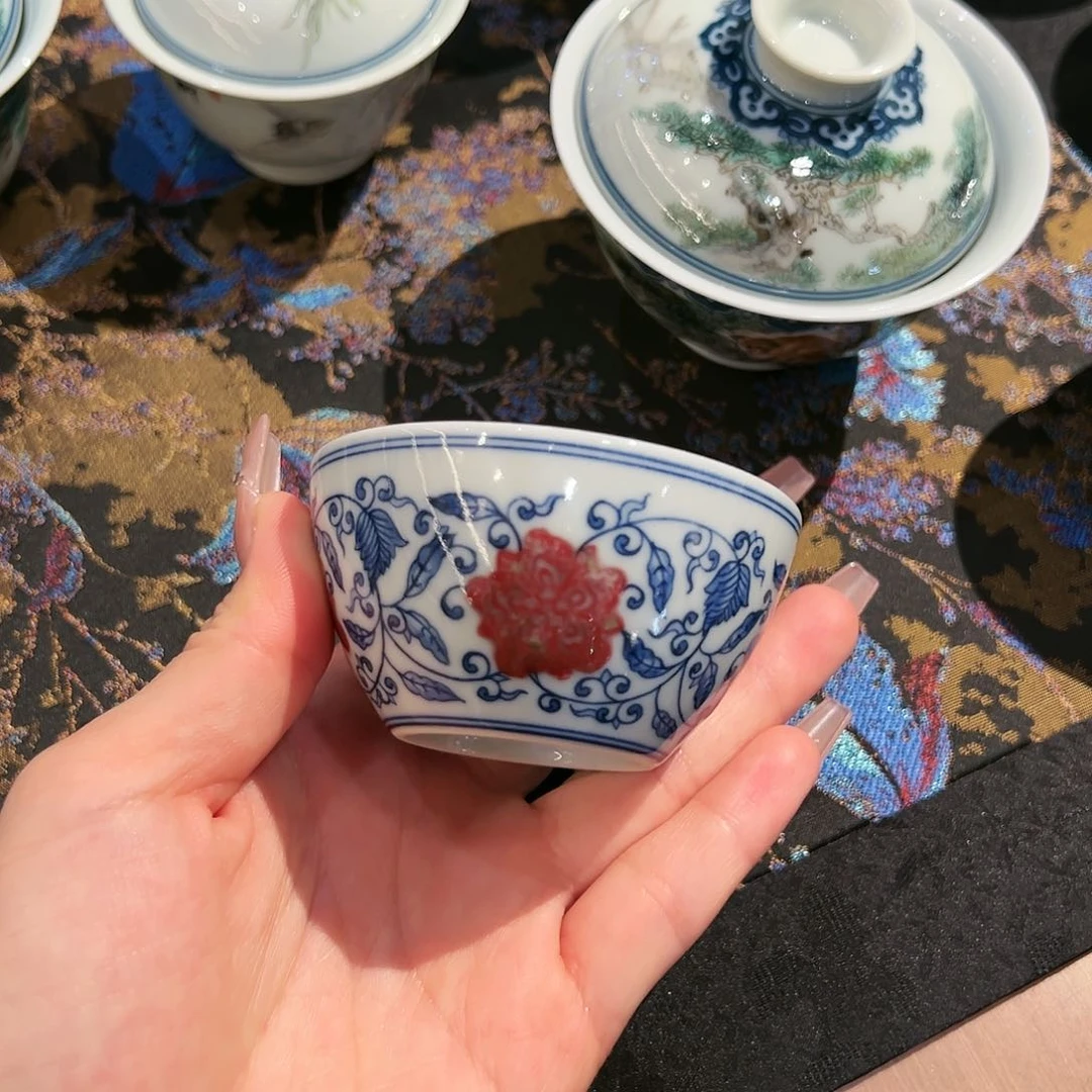 微瑕臻玉古坊原矿孔雀石釉里红