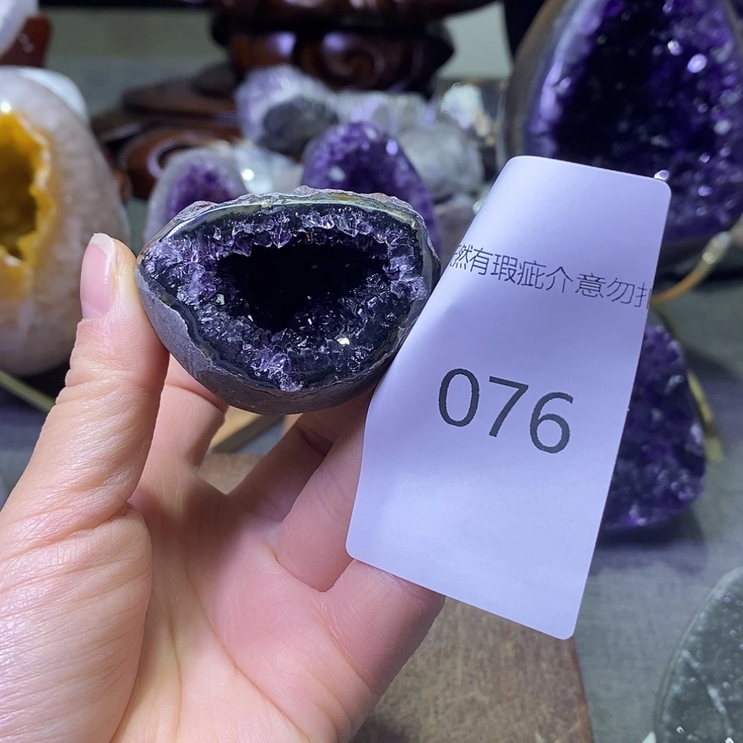 珠宝半成品紫晶未镶嵌