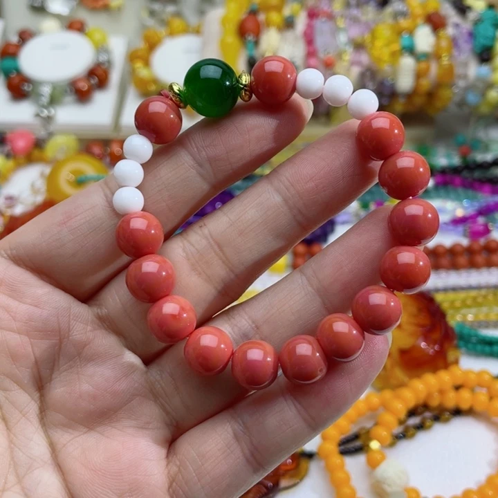 1号粉色设计手串