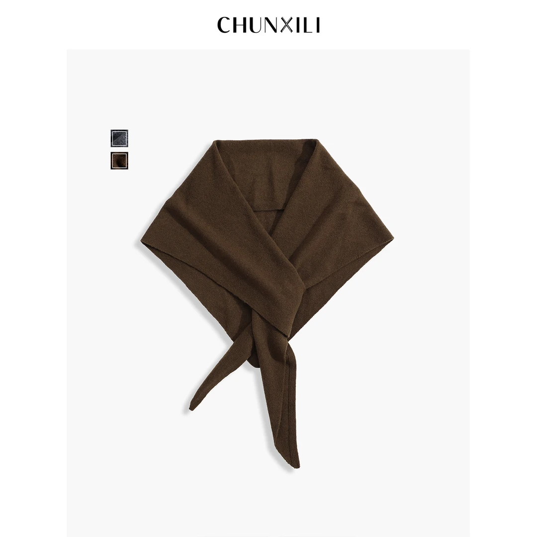 CHUNXILI/春熙里 纯色舒适披肩时尚围巾D00SP53066