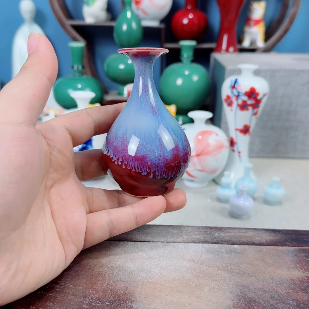 陶瓷手工小花器摆件