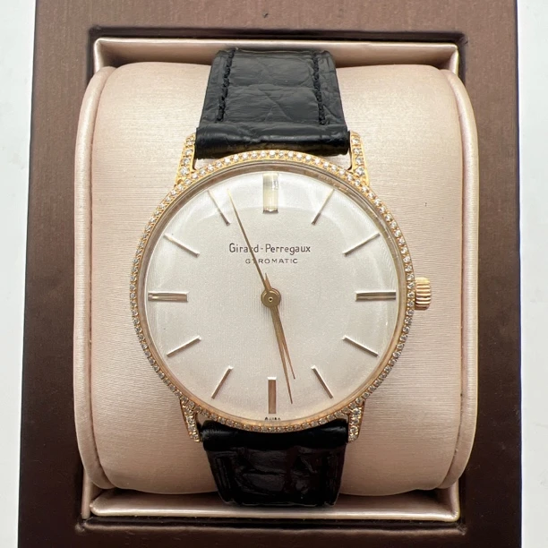 95新 Zhibai/芝柏 大芝柏27005自动后钻赠表带赠送手链