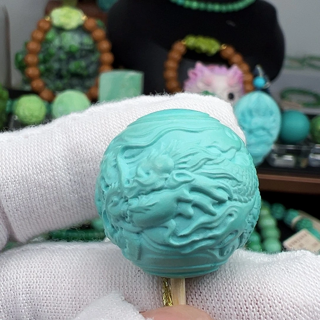 绿松石未镶嵌绿松石主播璐璐