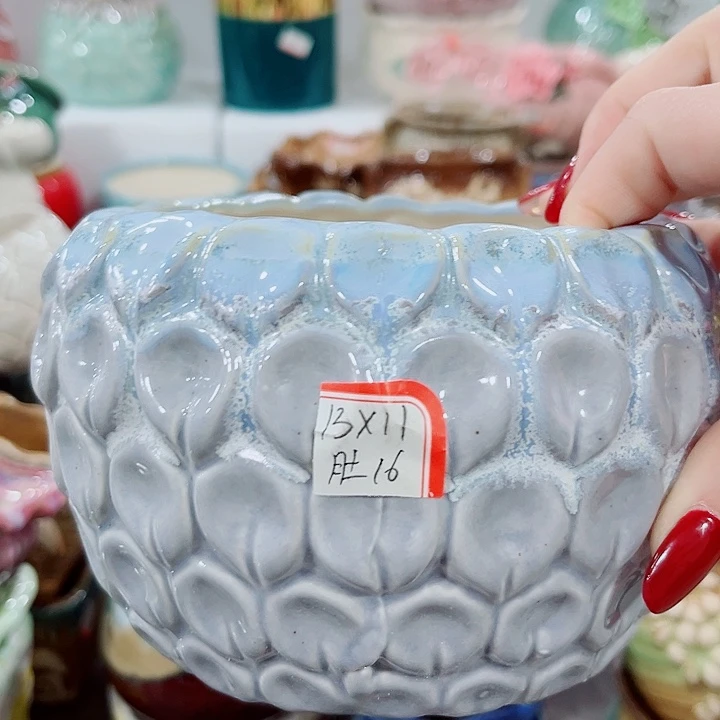 多肉陶瓷花盆满10元包邮