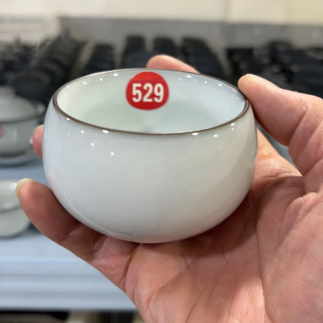 微瑕陶瓷茶壶茶杯家用