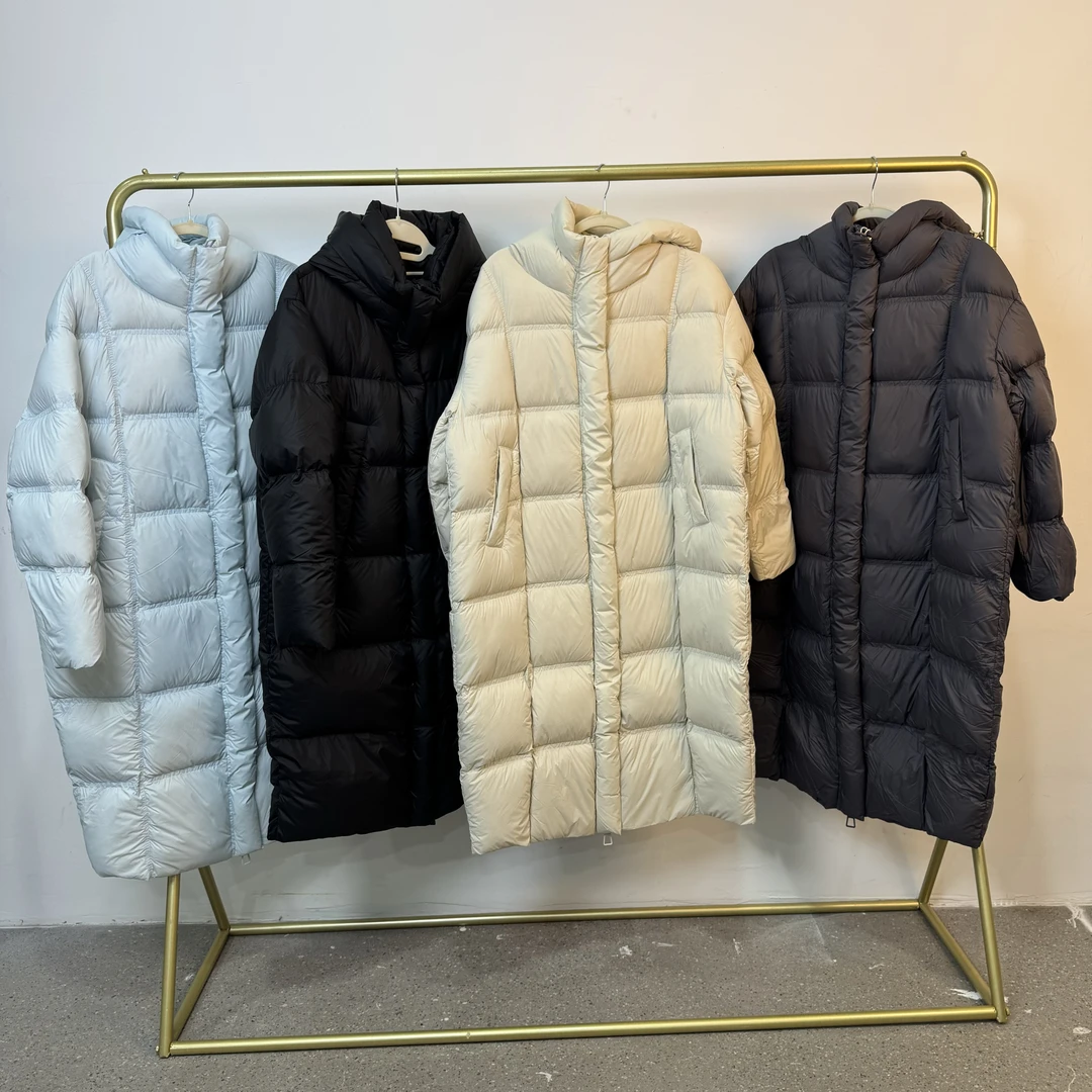818女士长款羽绒服连帽秋冬厚款时尚百搭潮流保暖外套
