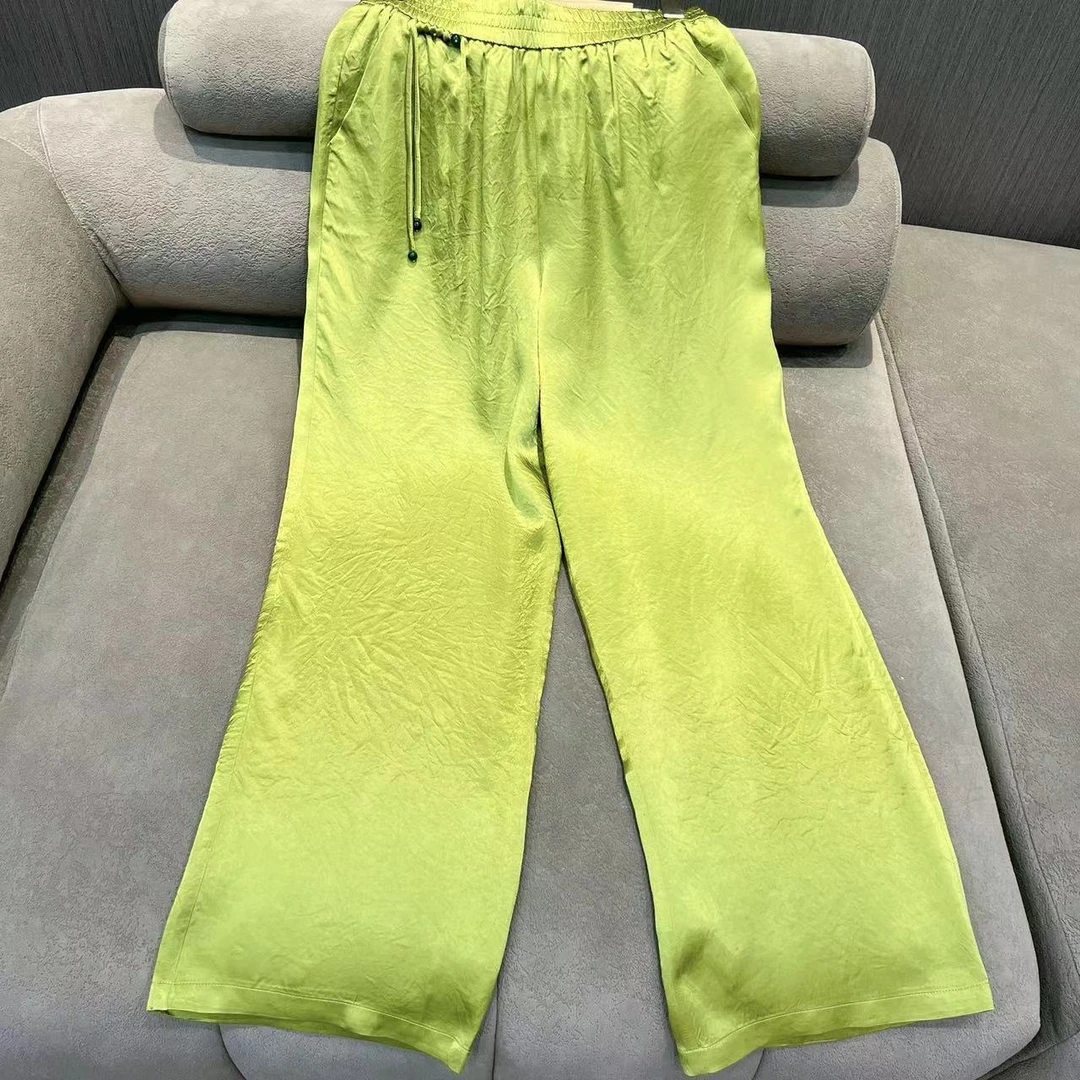 （福利-8229-1）夏季新款轻薄透气休闲宽松版阔腿长裤时尚显瘦