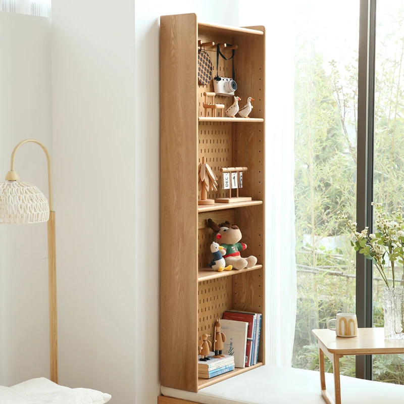 长友有容飘窗柜飘台全实木白橡木阳台收纳储物超窄小户型玄关壁挂