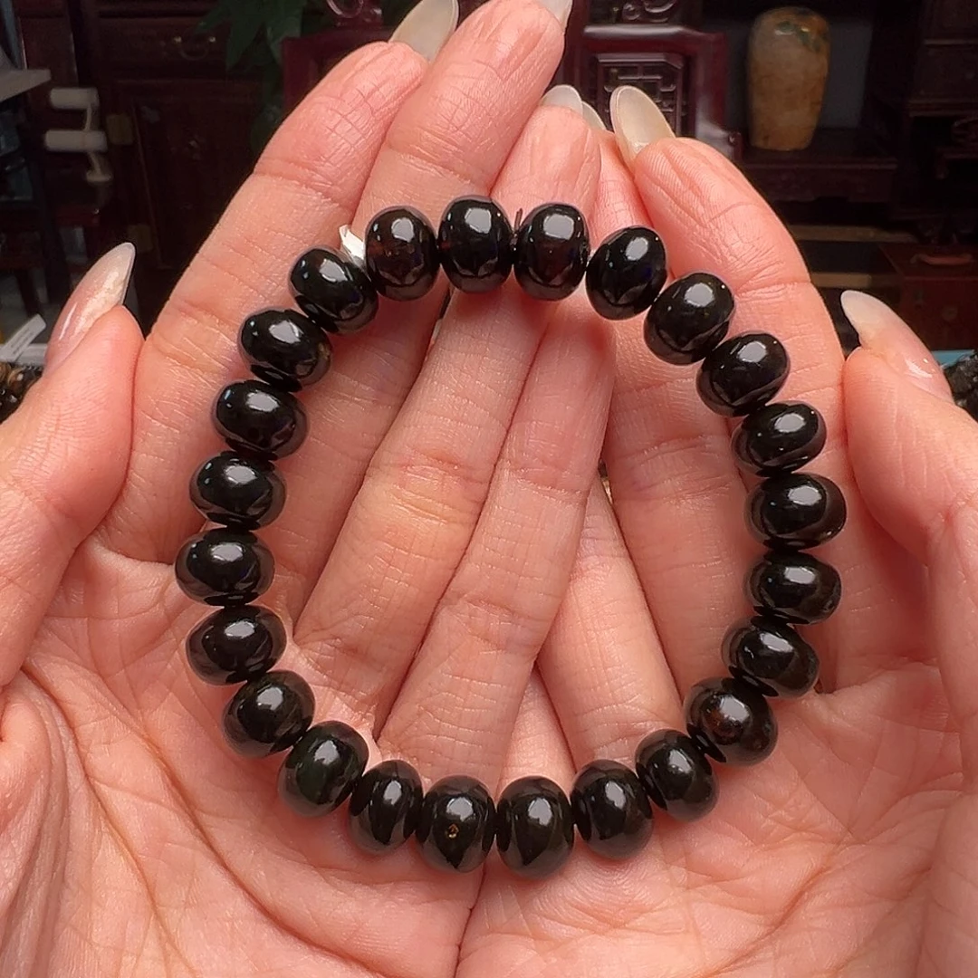 琥珀裸石未镶嵌抚顺琥珀20029-2。10mm