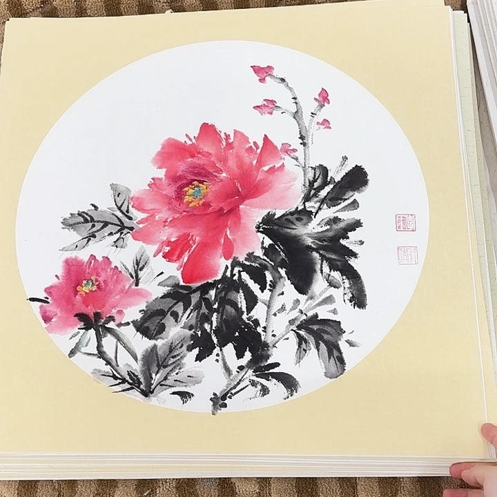 国画花鸟等图案和50.50
