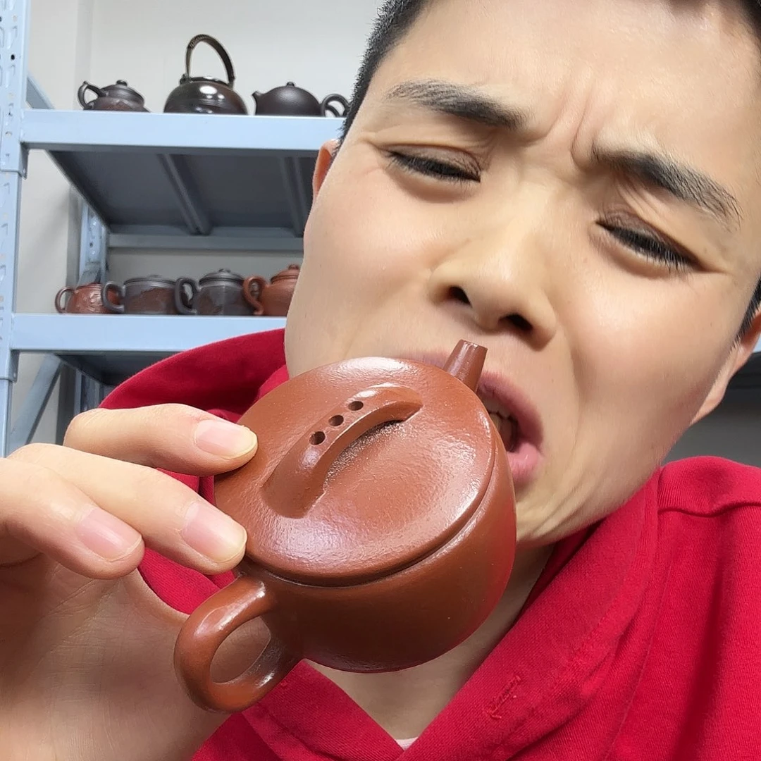 茶壶紫砂民间手艺人全手制作