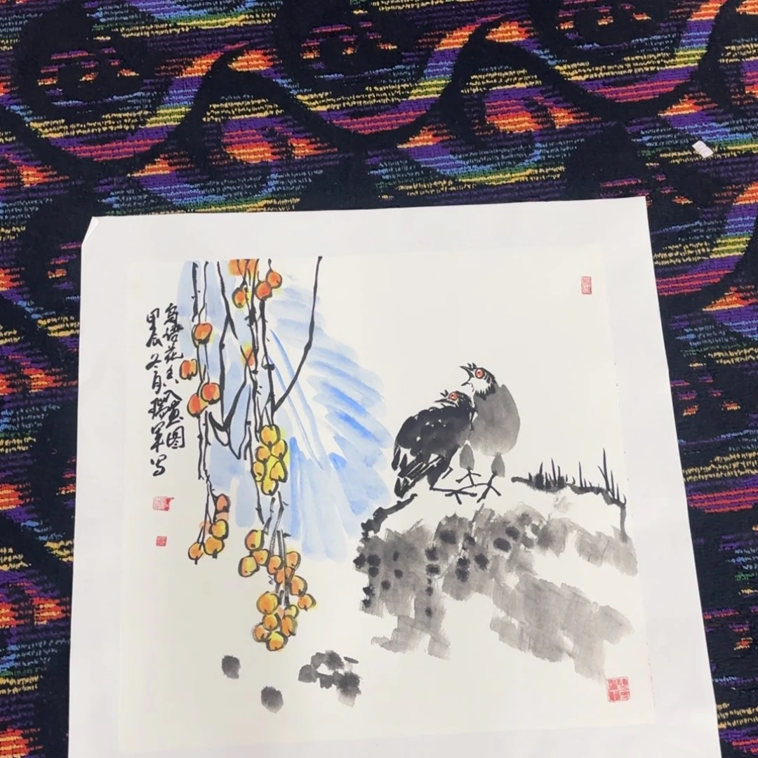 国画国画老师作品刘
