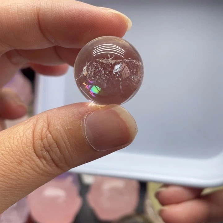 水晶珠宝半成品未镶嵌17号20mm