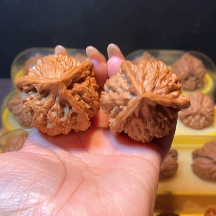 吊坠文玩核桃官帽三棱44全品