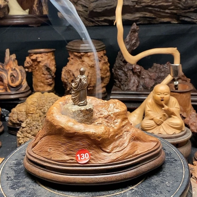 【闪购商品】130号荔枝木香炉工艺
