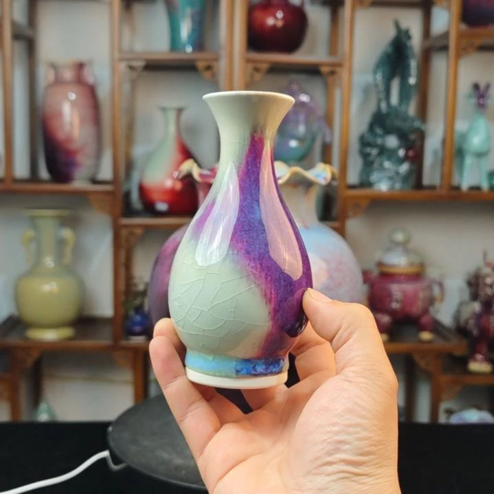 摆件钧瓷摆件神后镇钧瓷摆件