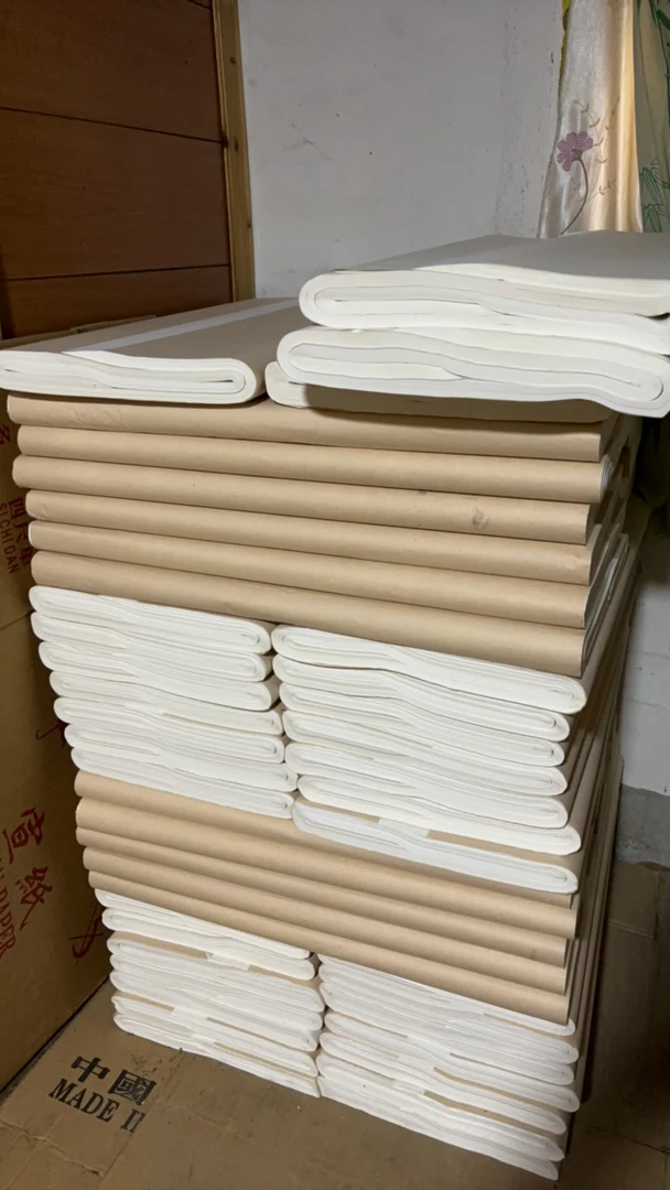 4尺69✖️138檀皮宣100张宣纸四尺皮料皮纸檀皮宣纸