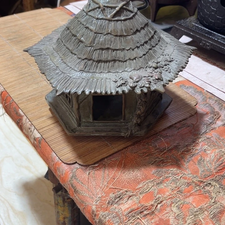 铜中古工艺品摆件