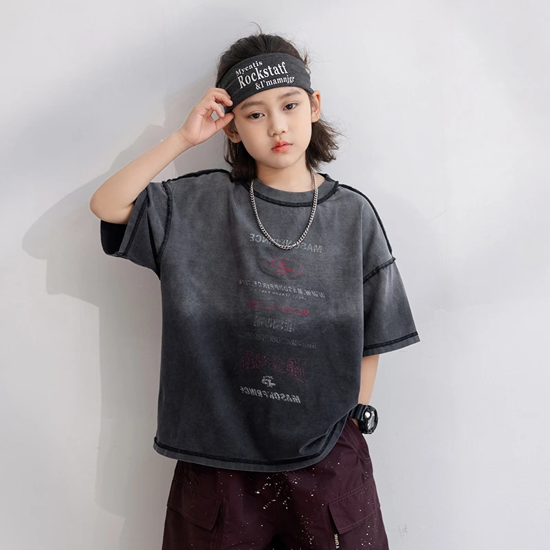 【2025夏款上新】男童短袖儿童洋气宽松夏季薄款T恤中大童夏装半袖
