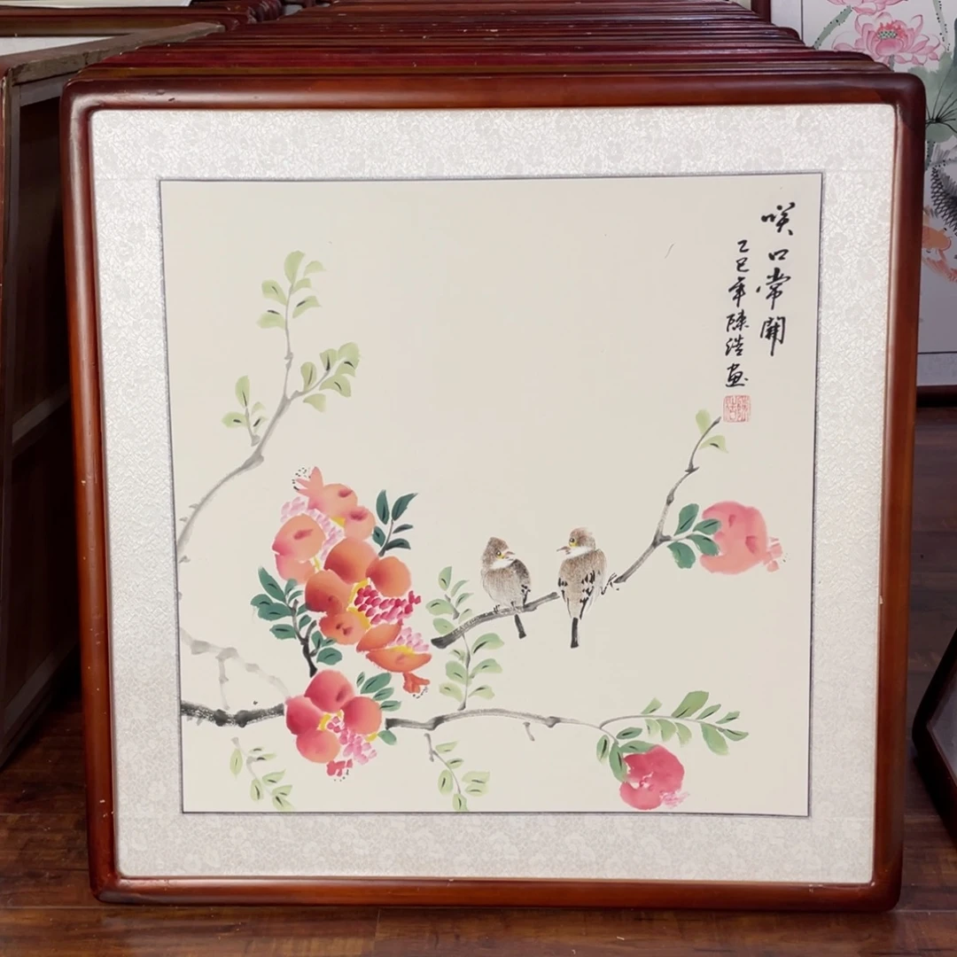 国画带框尺寸63*63厘米
