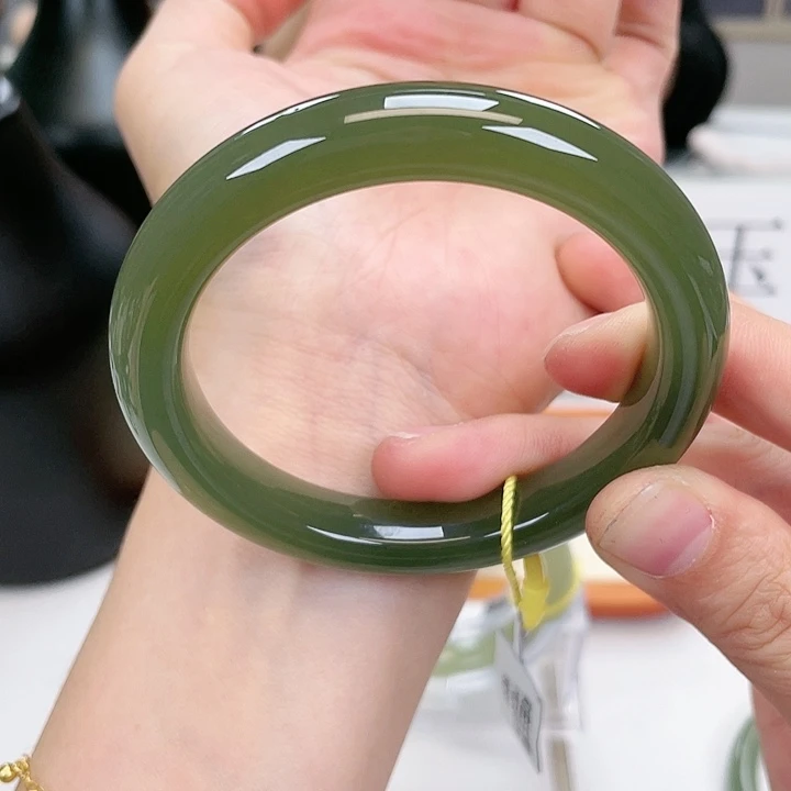 和田玉手镯5657未镶嵌