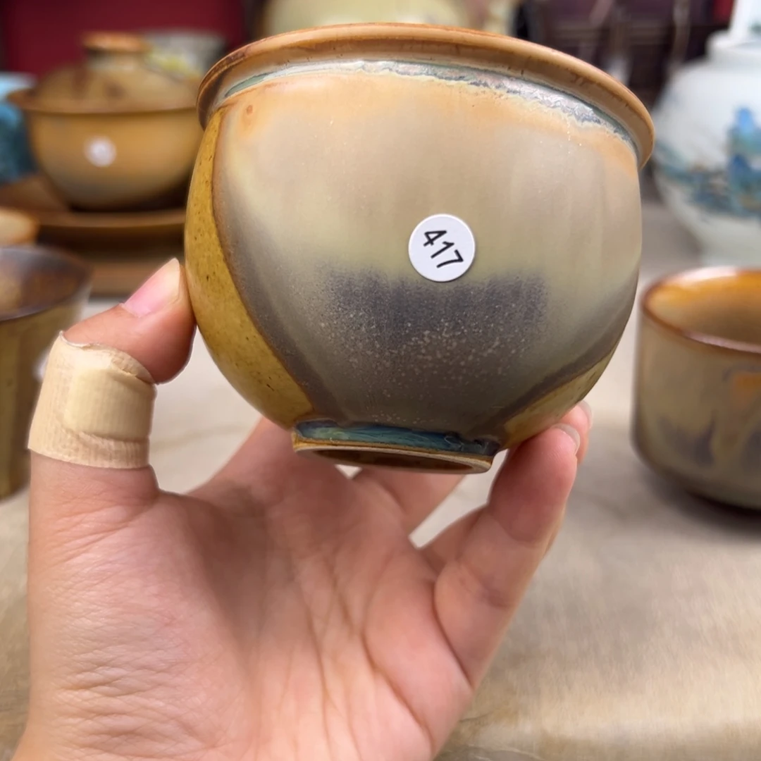 杯纯手工柴烧主人杯