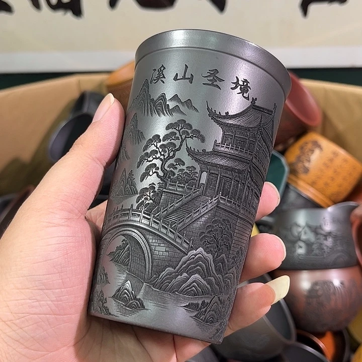 茶杯紫砂全手工紫砂主人杯