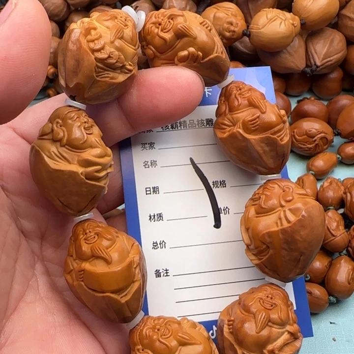 橄榄核手串爱*橄榄核雕工艺手串