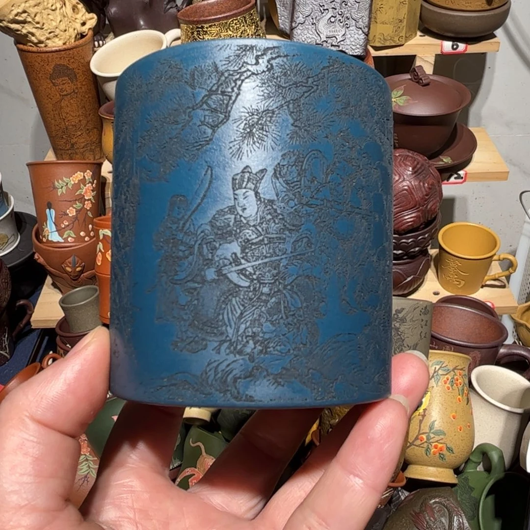 紫砂茶杯宜兴紫砂主人杯