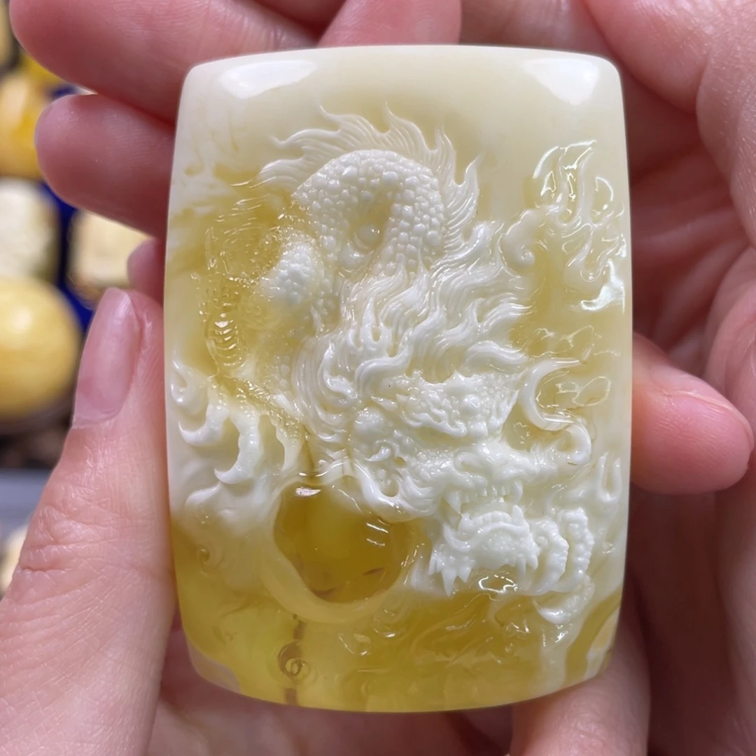 琥珀裸石未镶嵌琥珀蜜蜡