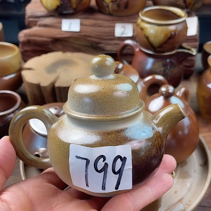 z***n建水紫陶白泥柴烧壶