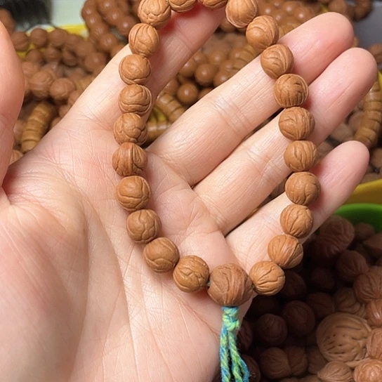 桃核吊坠子**?秦岭龙纹小龙纹10尺寸20颗手串微修