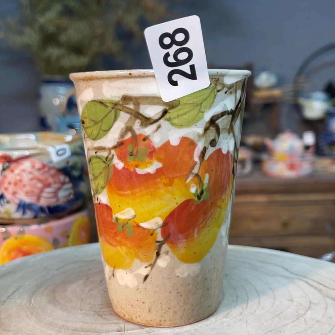 杯素浅陶瓷手工手绘