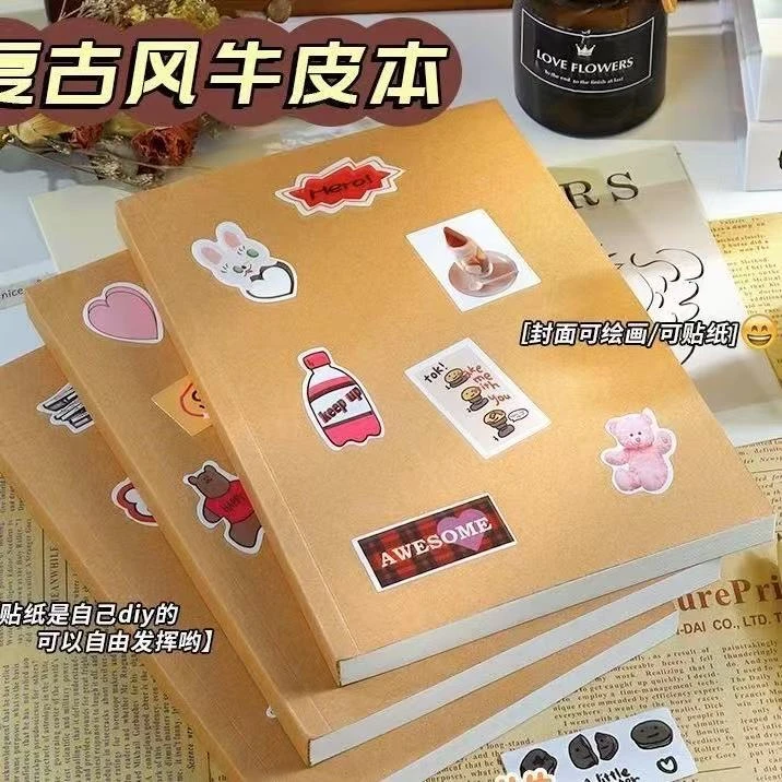 a5复古牛皮纸笔记本本子【G2】
