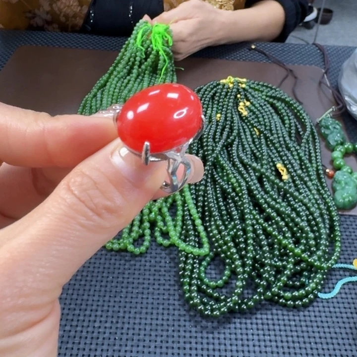 合金戒指玛瑙/玉髓