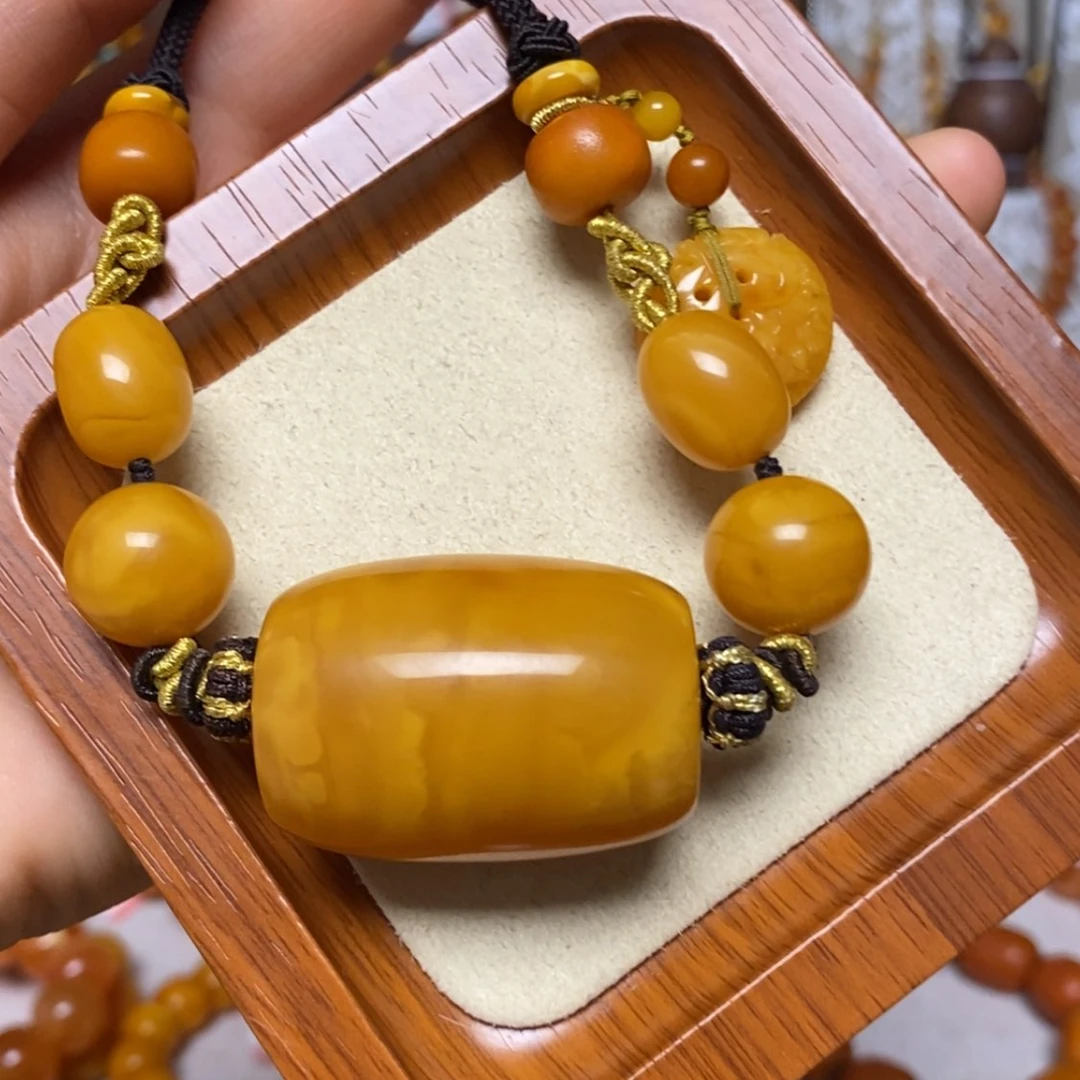 【闪购商品】蜜蜡颈饰未镶嵌项链