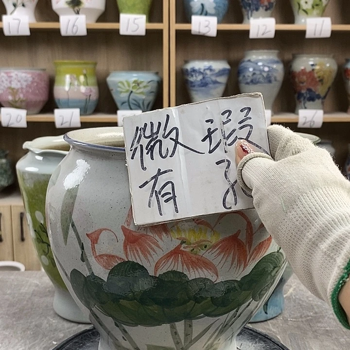 缸13xc景德镇陶瓷花盆