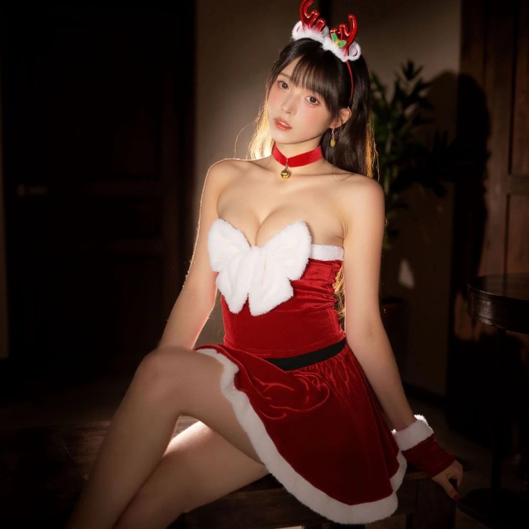 圣诞款新款睡衣纯欲