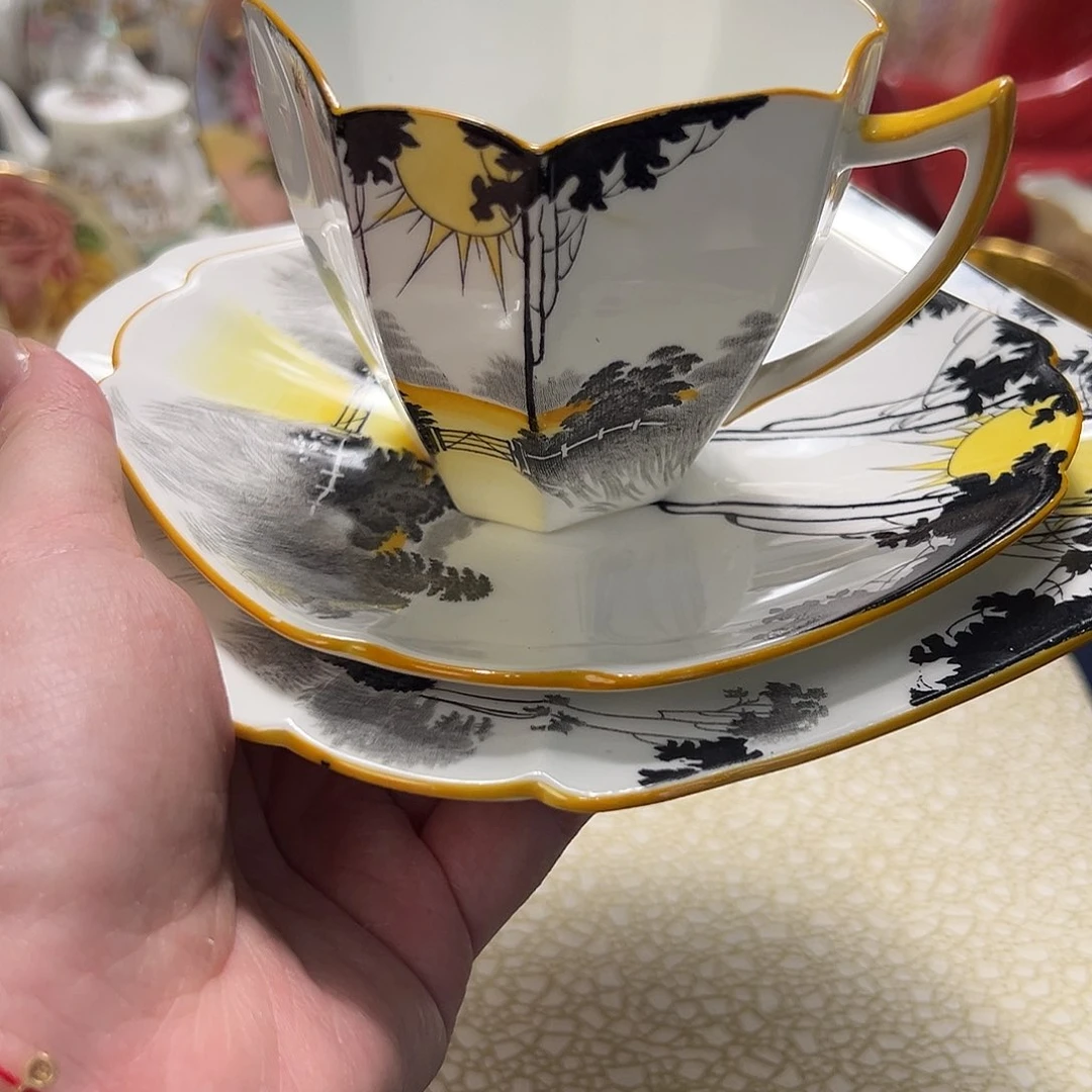 瓷片中古美物 雪莱一杯二碟