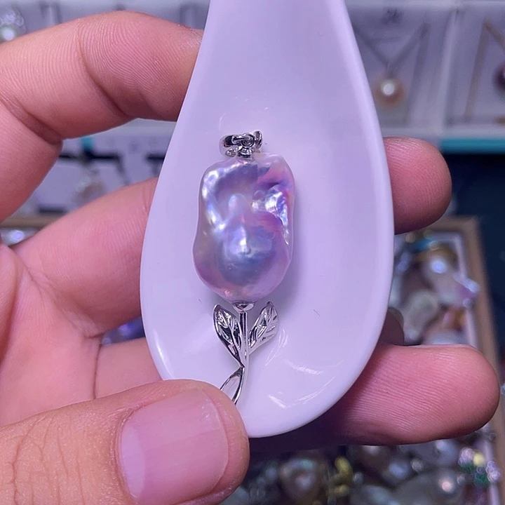 合金颈饰淡水珍珠39