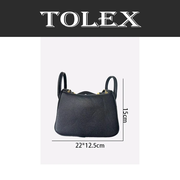 TOLEX2025新款手工时尚百搭林小女包黑色