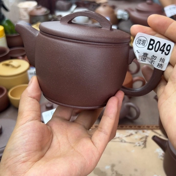 茶壶紫砂紫泥瑕疵370