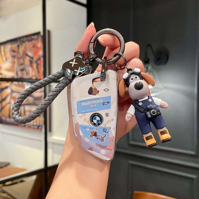 二喵宝马钥匙套3系gt车320li三系五系5系4系1系2系x3高端保护扣