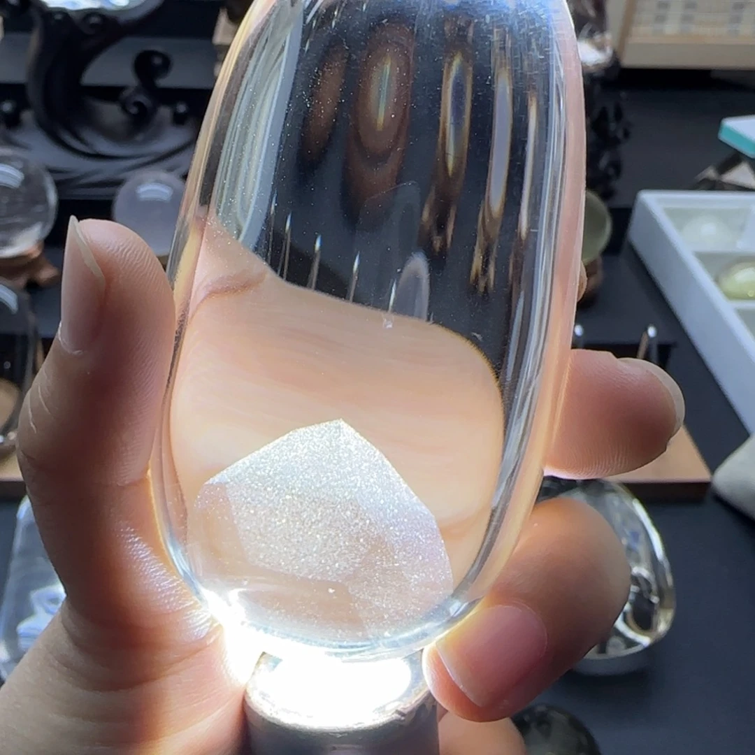 水晶珠宝半成品未镶嵌天然水晶摆件
