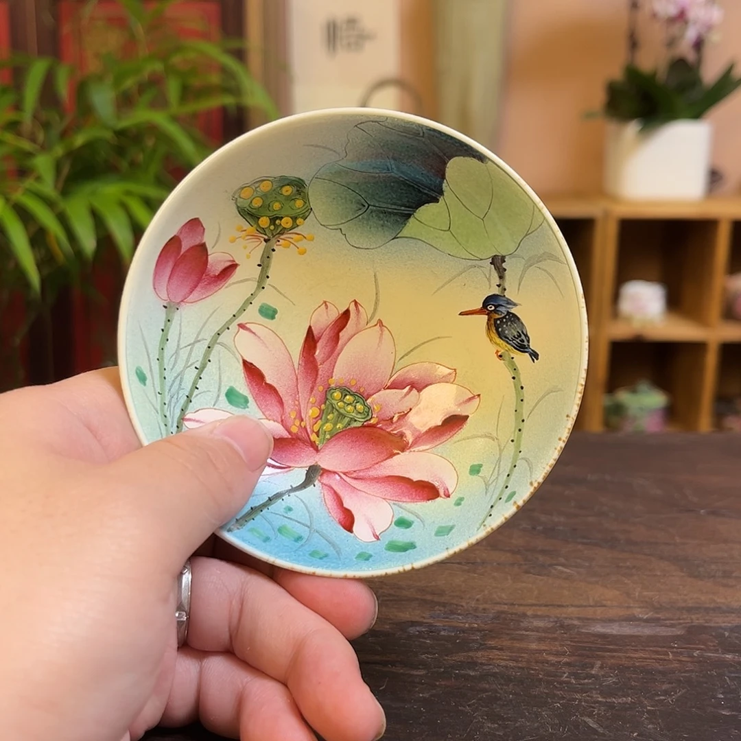 柴烧手工手绘陶瓷