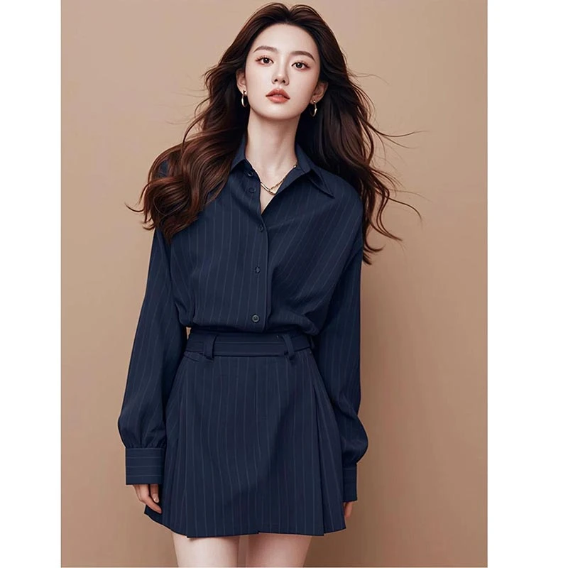 2025新款减龄短裙两件套气质女装开春穿搭一整套裙子套装独特漂亮