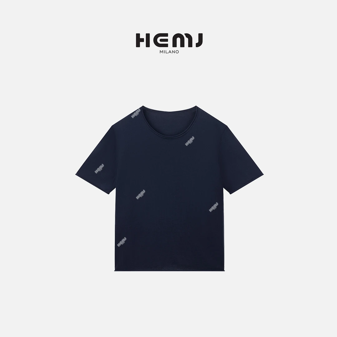 HEMJ 和梦洁舒适凉爽休闲圆领简约 CM2B0348